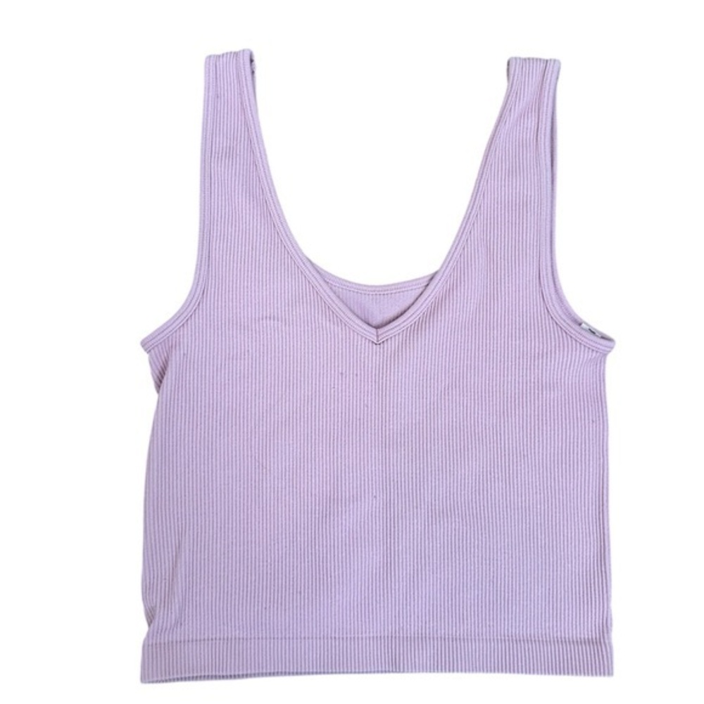 Aeropostale Soft Purple Ribbed Top